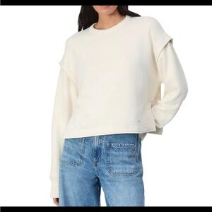 Rag & bone ivory Jo pullover sweater
